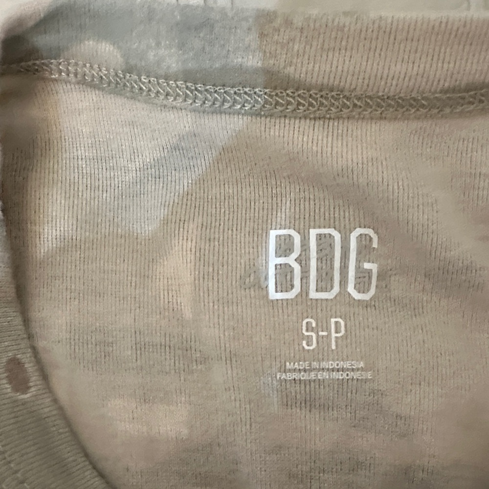 BDG Tan Camouflage Tee